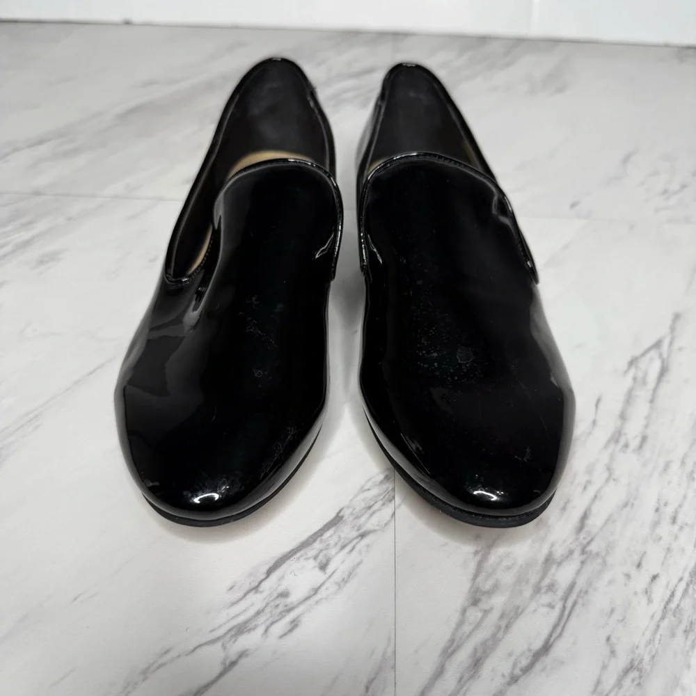 Marc Fisher Abree Black Patent Leather Loafer 6M